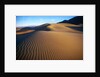 Sand Dunes in Death Valley by Anonymous