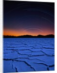 Star Trails Over Salt Pan by Anonymous