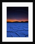 Star Trails Over Salt Pan by Anonymous