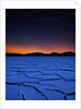 Star Trails Over Salt Pan by Anonymous
