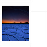 Star Trails Over Salt Pan by Anonymous