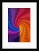 Rainbow Colored Spiral by Anonymous