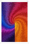 Rainbow Colored Spiral by Anonymous