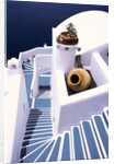 Stairway of a Whitewashed Church by Anonymous