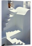 Stairway and Landing of a Whitewashed Church by Anonymous
