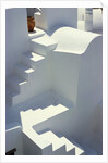Stairway and Landing of a Whitewashed Church by Anonymous