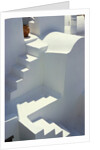 Stairway and Landing of a Whitewashed Church by Anonymous