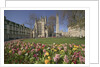 Gardens on East Side of Bath Abbey by Corbis