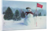 Golfing Snowman by Kirsten Soderlind