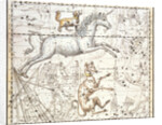 Constellations of Monoceros the Unicorn, Canis Major and Minor from A Celestial Atlas by Alexander Jamieson