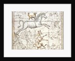 Constellations of Monoceros the Unicorn, Canis Major and Minor from A Celestial Atlas by Alexander Jamieson