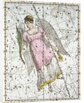 The Constellation Virgo from A Celestial Atlas by Alexander Jamieson
