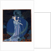 Lady With a Dragon by Georges Barbier