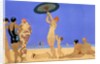 At the Lido by Georges Barbier