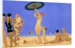 At the Lido by Georges Barbier