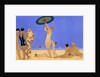 At the Lido by Georges Barbier