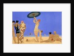 At the Lido by Georges Barbier