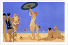 At the Lido by Georges Barbier