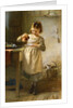 Girl with a Kitten by Emily Farmer