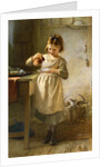 Girl with a Kitten by Emily Farmer