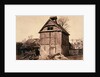 Timbered and Thatched Farm Building with Cart by Benjamin Brecknell Turner