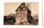 Timbered and Thatched Farm Building with Cart by Benjamin Brecknell Turner