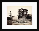 Kiosk of Trajan and Early Nice Cruise Boat by Francis Frith