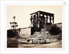 Kiosk of Trajan and Early Nice Cruise Boat by Francis Frith
