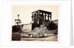Kiosk of Trajan and Early Nice Cruise Boat by Francis Frith