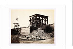 Kiosk of Trajan and Early Nice Cruise Boat by Francis Frith