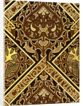 Mosaic Print Ecclesiastical Wallpaper Design by Augustus Welby Pugin