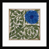 Blue Flower Watercolor Tile Design by William de Morgan