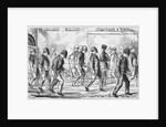 Engraving Depicting Convicts Exercising in Pentonville Prison by Anonymous