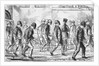Engraving Depicting Convicts Exercising in Pentonville Prison by Anonymous