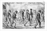 Engraving Depicting Convicts Exercising in Pentonville Prison by Anonymous