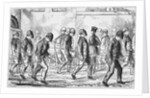 Engraving Depicting Convicts Exercising in Pentonville Prison by Anonymous