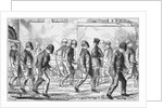 Engraving Depicting Convicts Exercising in Pentonville Prison by Anonymous