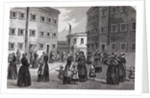 Engraving Depicting Mothers, with Their Children, Exercising at Tothill Fields Prison by Anonymous