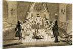 Assembly of Free Masons for the Initiation of a master 18th century Engraving by Anonymous