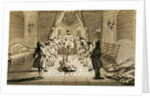 Assembly of Free Masons for the Initiation of a master 18th century Engraving by Anonymous