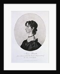 Engraving of Anne Bronte by Walker and Boutall