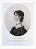 Engraving of Anne Bronte by Walker and Boutall