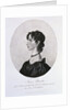 Engraving of Anne Bronte by Walker and Boutall