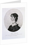 Engraving of Anne Bronte by Walker and Boutall