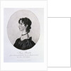 Engraving of Anne Bronte by Walker and Boutall
