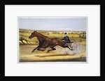 Queen of the Turf, 'Maud S', Driven by W.W. Bair Lithograph by Nicholas Winfield Scott Leighton