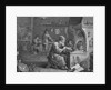 Laboratory of an Alchemist Engraving by Fenier