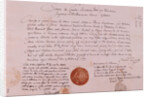 Early Passport by Anonymous