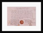 Early Passport by Anonymous