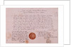 Early Passport by Anonymous